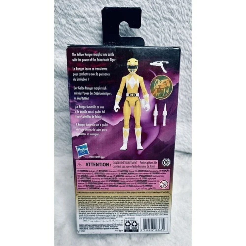 Mighty Morphin Power‎ Rangers 30th Anniversary VHS Box Yellow Ranger M2